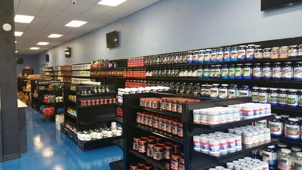 New Supplement Warehouse Store Interior.