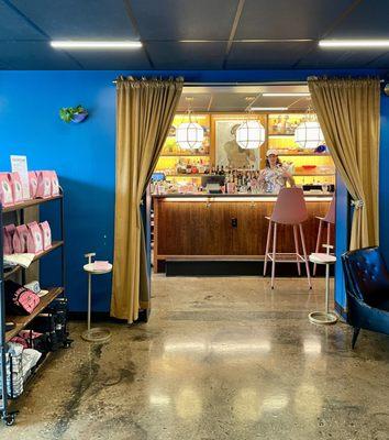 Royal Flamingo Coffee House shares a space with eclectic and cool I Like It Like That Bar