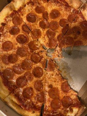 Pepperoni pizza