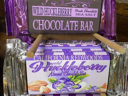 Redwoods National Park Wild Huckleberry Chocolate Bar