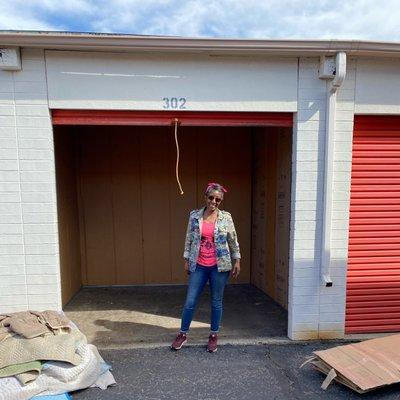 Empty storage unit. Yay!