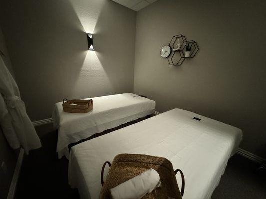 Couples massage room