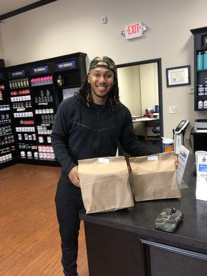 Trent Shelton with Proper Prep custom meals