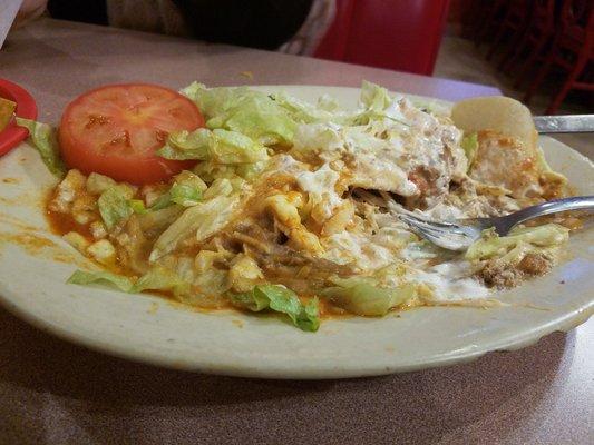 This food was the worst Mexican food I've ever tasted; slop with poor quality ingredients. I'm actually hoping I don't get sick.