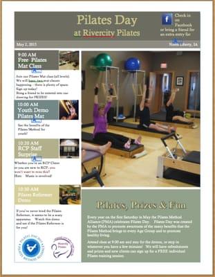 We celebrate International Pilates Day with Pilates Method Alliance in May!