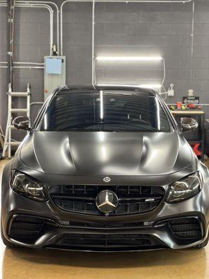 Mercedes AMG E63S in Satin Black