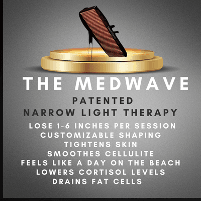 The patented Narrow Light Therapy technology safely eliminates 2-4 inches of distributed fat/session while tightening skin & boosting mood