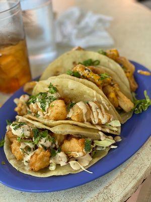 Beer Battered White Fish Tacos