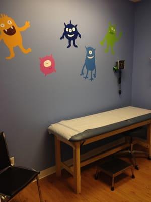 Kid friendly patient rooms!