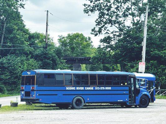 Bus that takes you to the river