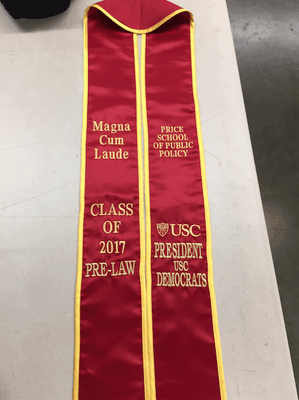 real life evidence of how Imagination truly screwed up my grad sash that cost me nearly $200