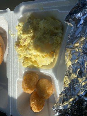 Hush puppies and Ma's potato salad