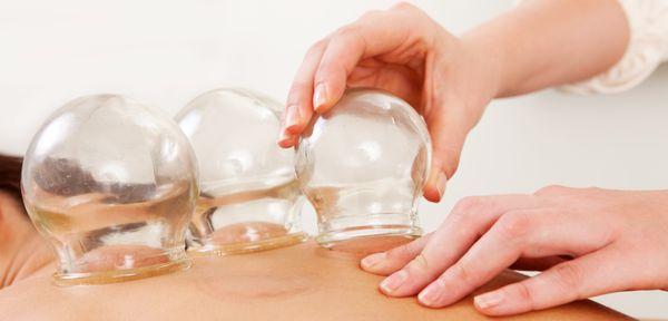 Acupuncture & cupping and relieve pain.