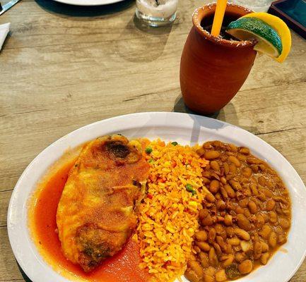 Chile relleno and carnitas tacos are great!