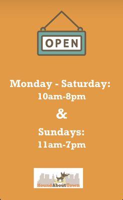 We've updated our hours!