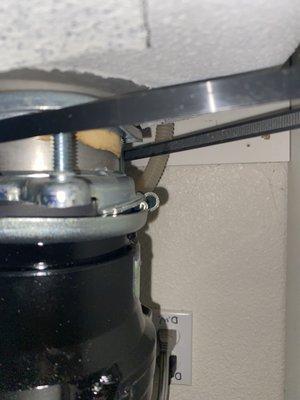 Poor install of a cheap garbage disposal