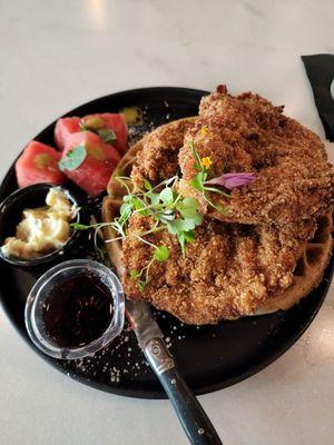 $24 Chicken and Waffles - Excellent