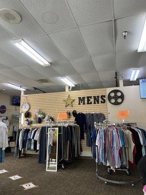 Men's section