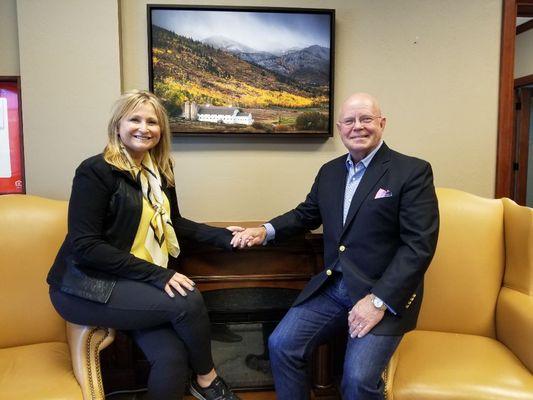 Bryan and Marlene Daybell. Bryan has been serving the insurance needs of Park City for 30 years.