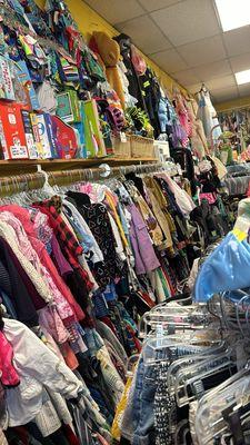 Well organized and a wide variety of children's clothing.