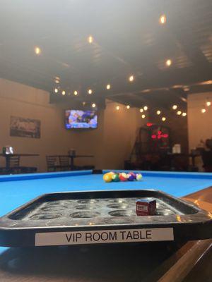 You can rent a private room with a pool table, darts and play some basketball!