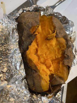 Baked sweet potato