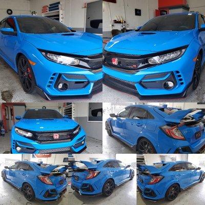 2021 Honda Civic, 15% Window Tint + 50% on Windshield