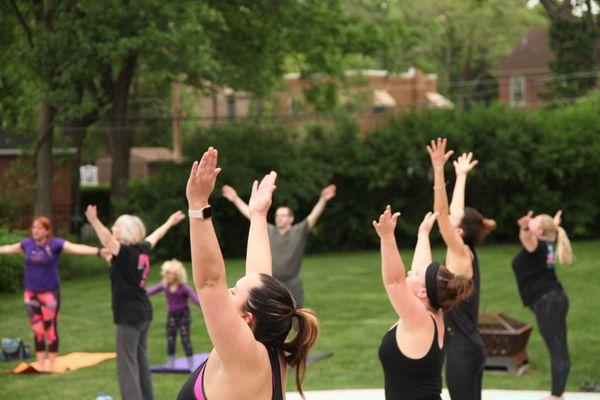 Outdoor Yoga in Riverside