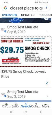 Smog check