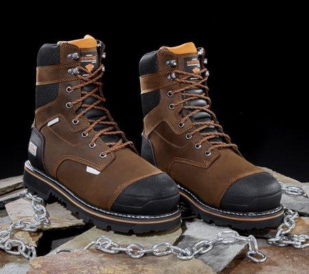 This client manufactures work boots. They needed product photography.