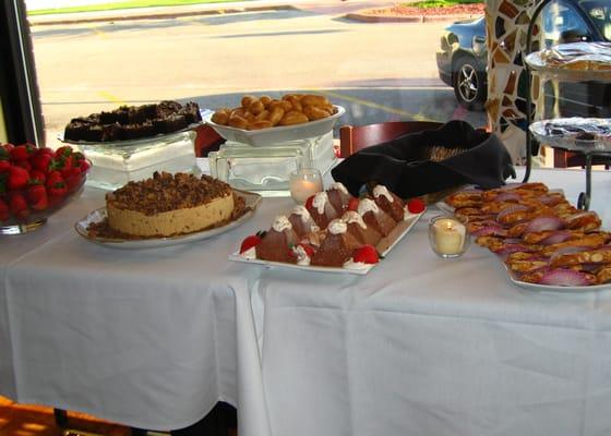 Desserts are scrumptious at Pere Marquette Catering, Reed City, MI