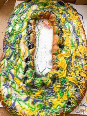 Blueberry Cream Cheese King Cake