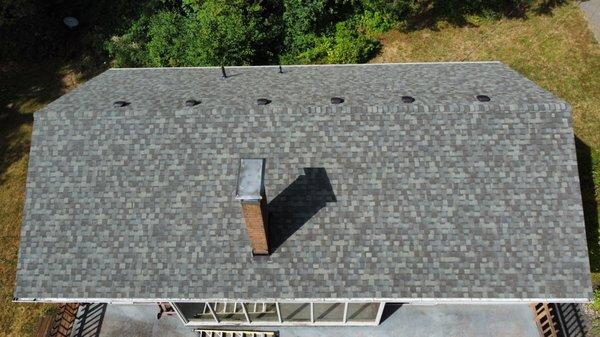 A recently completed roof installation!