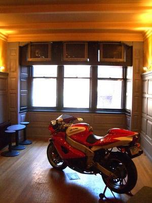 east room (the motorcycle is no longer there!) =]