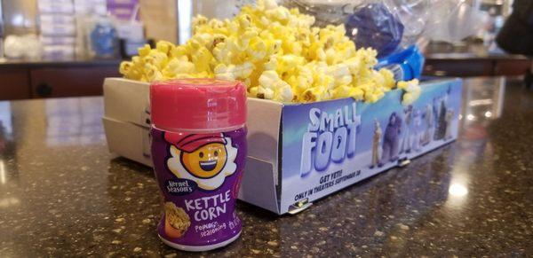 Kid's combo. Buy the popcorn seasoning for $1.