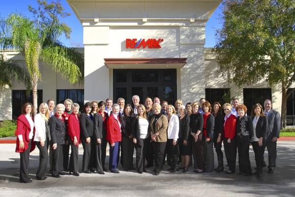 Some of our associates in front of our office