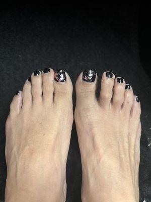 Finished toes