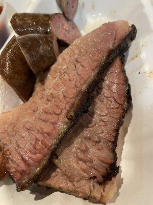 Brisket and sausage