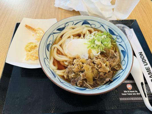 Sweet beef udon