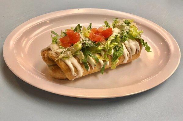 Chimichanga choose chicken or asada