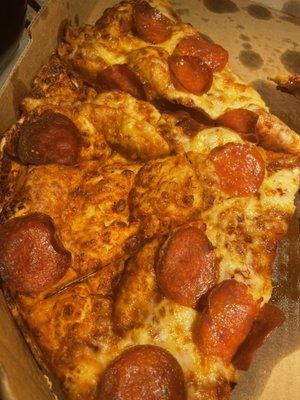 Pepperoni pizza