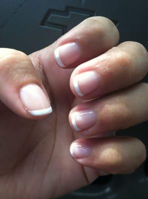 Perfect gel French mani!