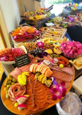 Cheese and charcuterie display