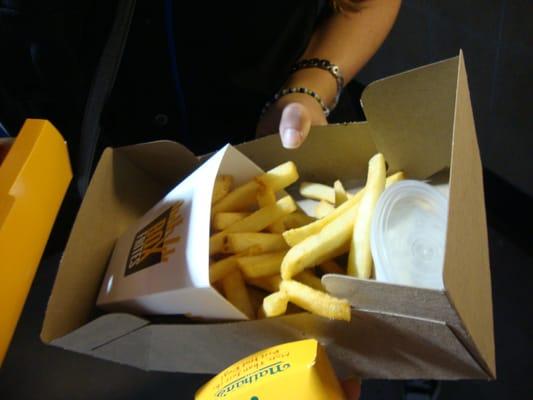 large box frites w/ rosemary ranch