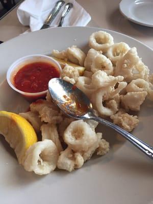 The most rubber-like calamari.