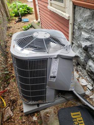 A damaged AC