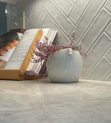 Love our Taj Mahal quartzite counters