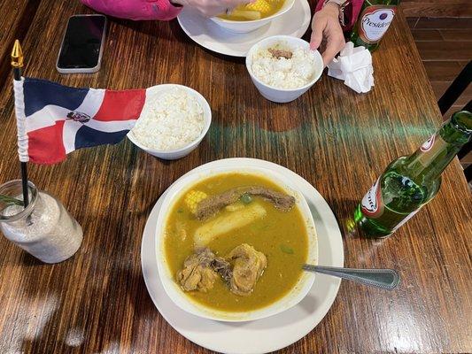 Sancocho (Heavy or creamy Dominican style soup)