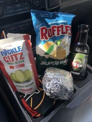 Road Trip Lunch - Heading back to Austin !!!