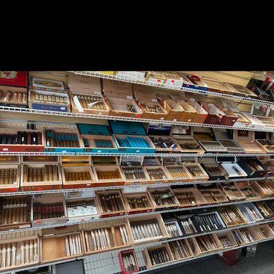 Large variety of cigars